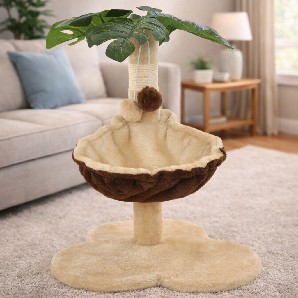 Kratzbaum mit Kuschelbett