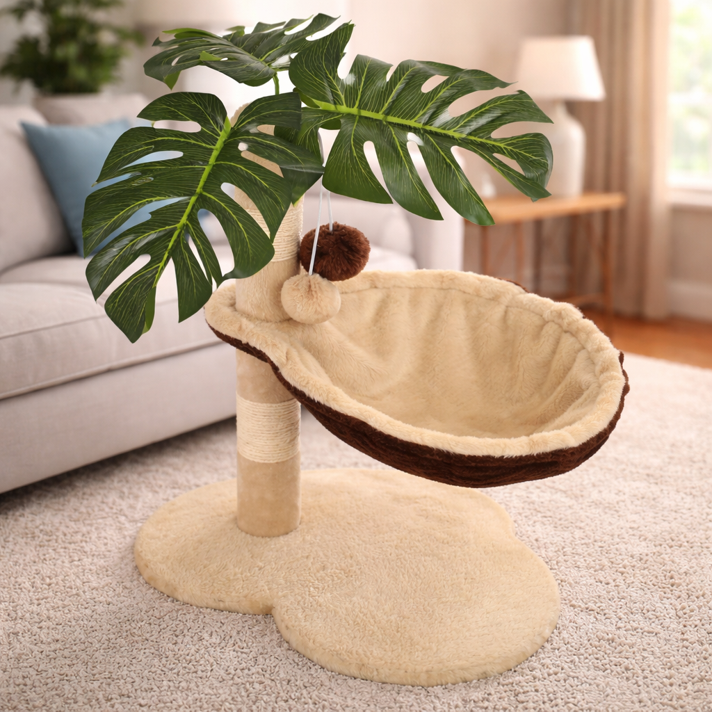 Kratzbaum mit Kuschelbett