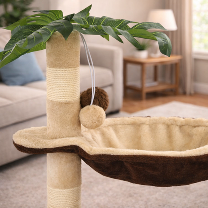 Kratzbaum mit Kuschelbett