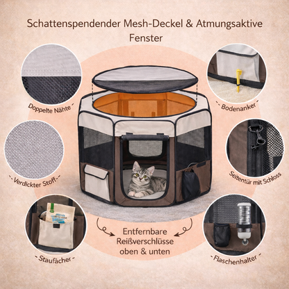 Faltbares Haustier-Gehege