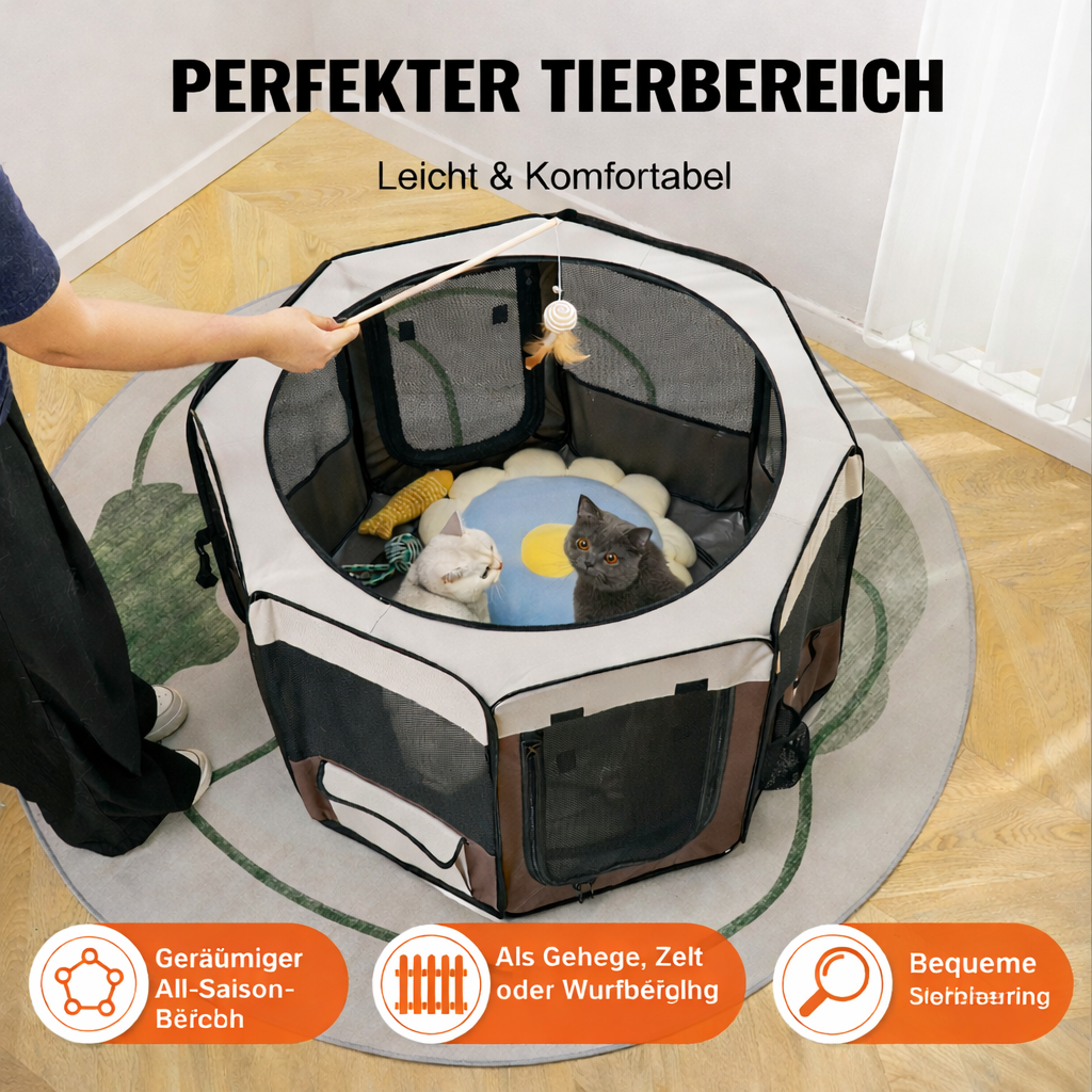 Faltbares Haustier-Gehege