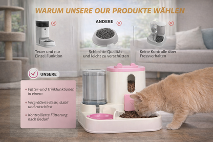 2-in-1 Futter & Wasserstation