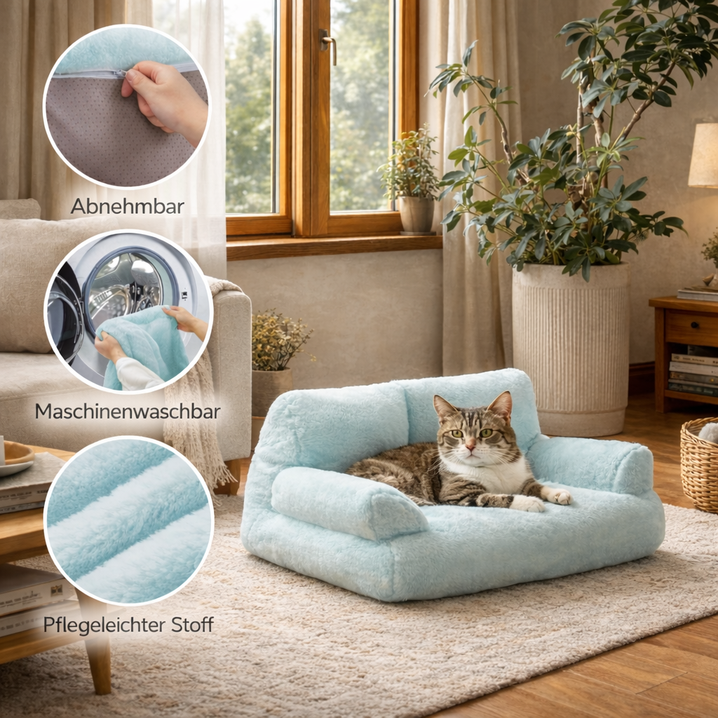 Kuschelbett für Katzen & Hunde