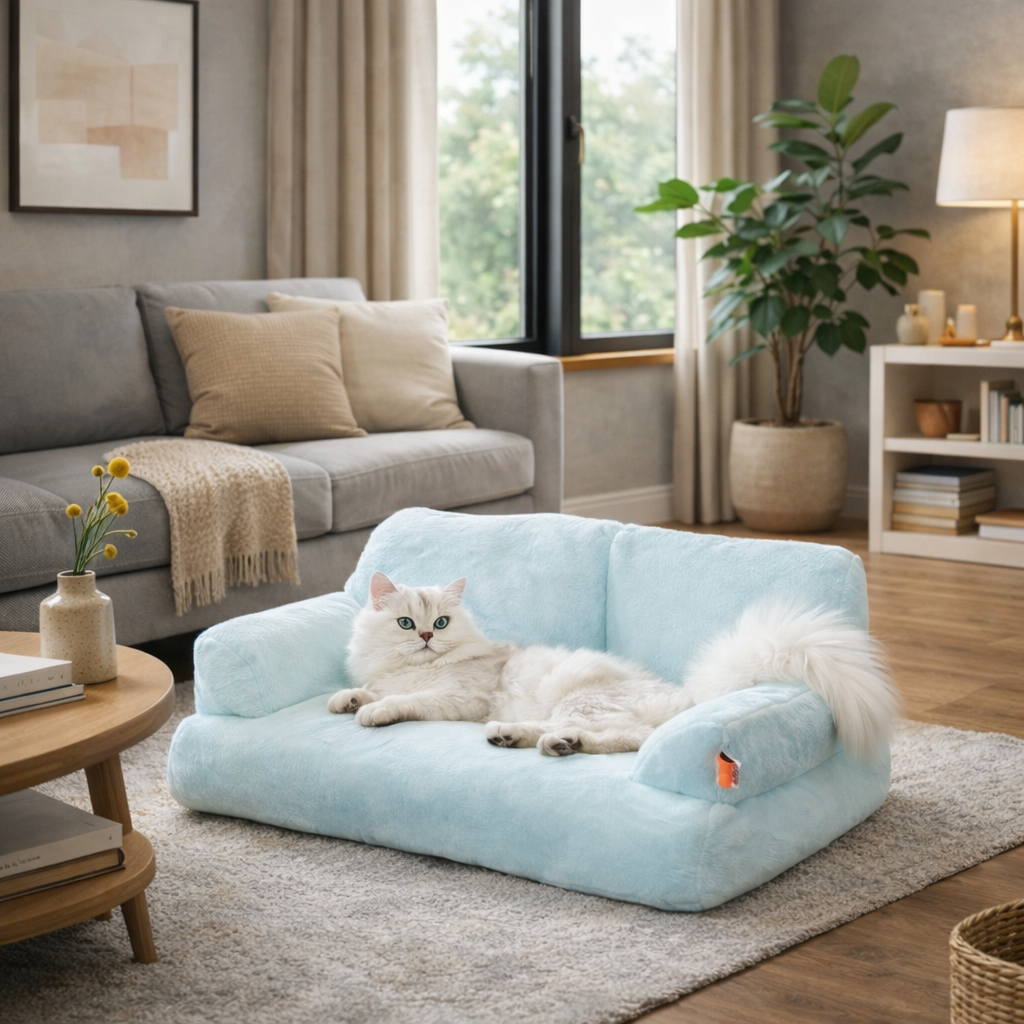 Kuschelbett für Katzen & Hunde