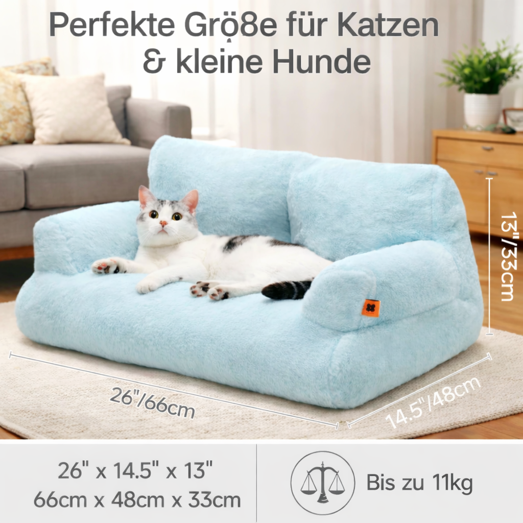 Kuschelbett für Katzen & Hunde
