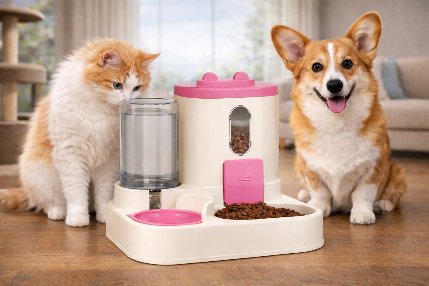 2-in-1 Futter & Wasserstation