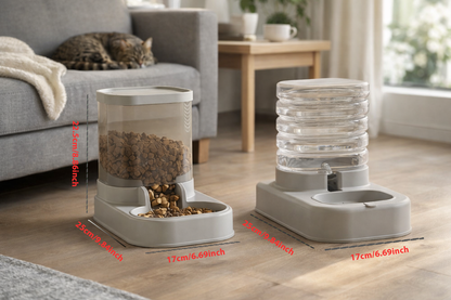 2-in-1 Futter & Wasserstation (L)