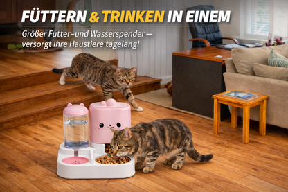 2-in-1 Futter & Wasserstation (M)
